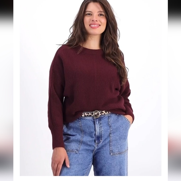 MACY'S ON 34TH WOMEN'S PLUS SIZE CREWNECK PULLOVER SWEATER  NWT 1X - Picture 1 of 8